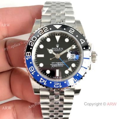 (EW) Swiss 2836 Rolex GMT-Master II Jubilee Strap Watch Rolex Batman Copy